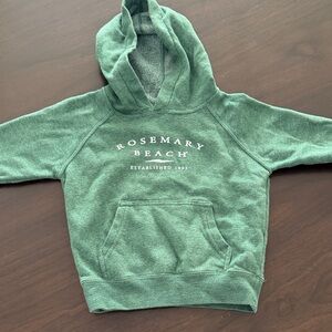 Rosemary Beach Green Kids Hoodie